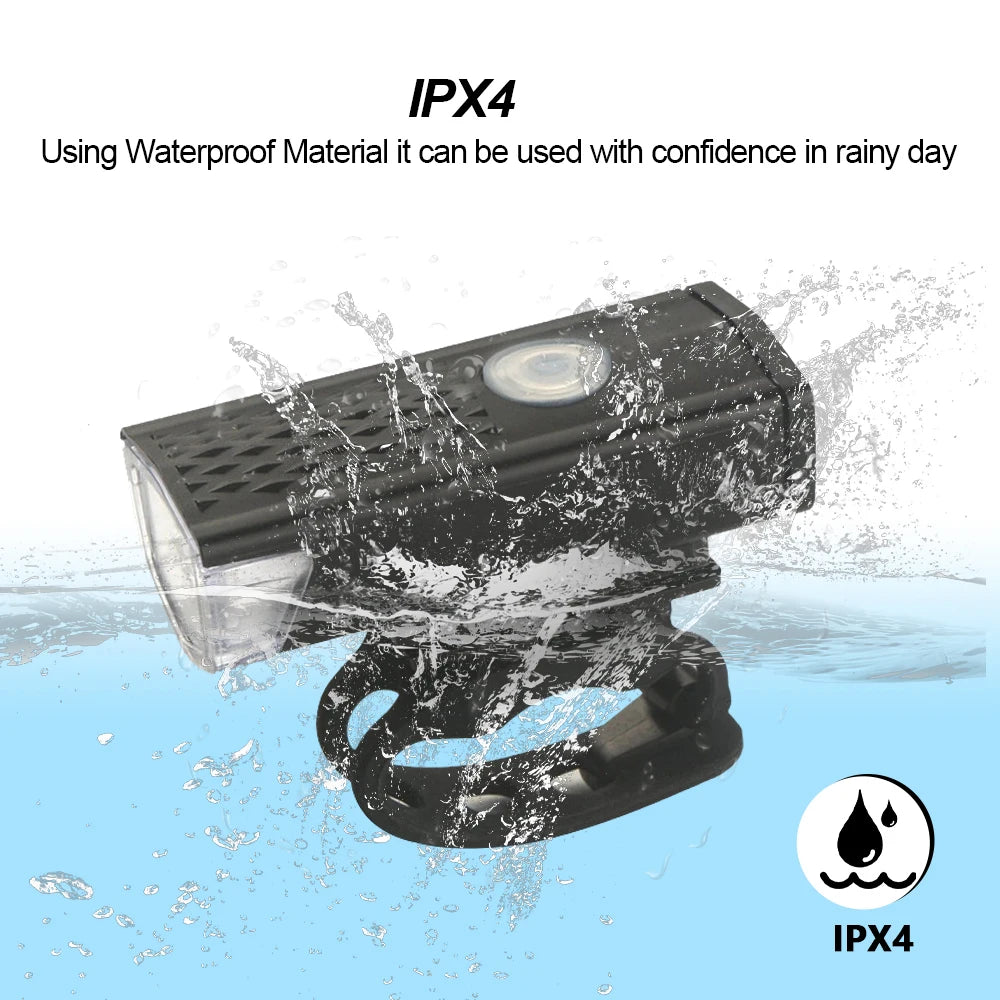 2218 Sada bicyklových svetiel USB nabíjateľné predné svetlo so zadným svetlom Jednoduchá inštalácia 3 režimy Príslušenstvo na bicykel pre bicykel