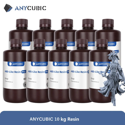 ANYCUBIC Živica ABS Pro 2/ Vodné umývanie/ ECO Rastlinná živica 405nm UV živica 10kg Pre LCD 3D tlačiareň Materiál na tlač
