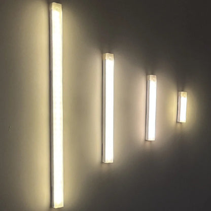 Dobíjacie LED pohybové čidlo nočné svetlo pod skrinkou Bezdrôtová lampa do kuchynského šatníka Nočná indukčná lišta