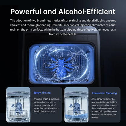 ANYCUBIC Wash &amp; Cure Max model umývania a vytvrdzovania pre Photon M3 Max čistiaci stroj pre SLA LCD UV živicovú 3D tlačiareň