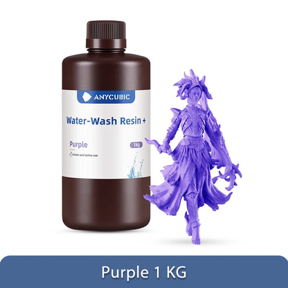 ANYCUBIC Water-wash Živica pre LCD 3D tlačiareň Vysoko presná 3D tlač s nízkym zápachom Nízka viskozita Štandardný fotopolymér