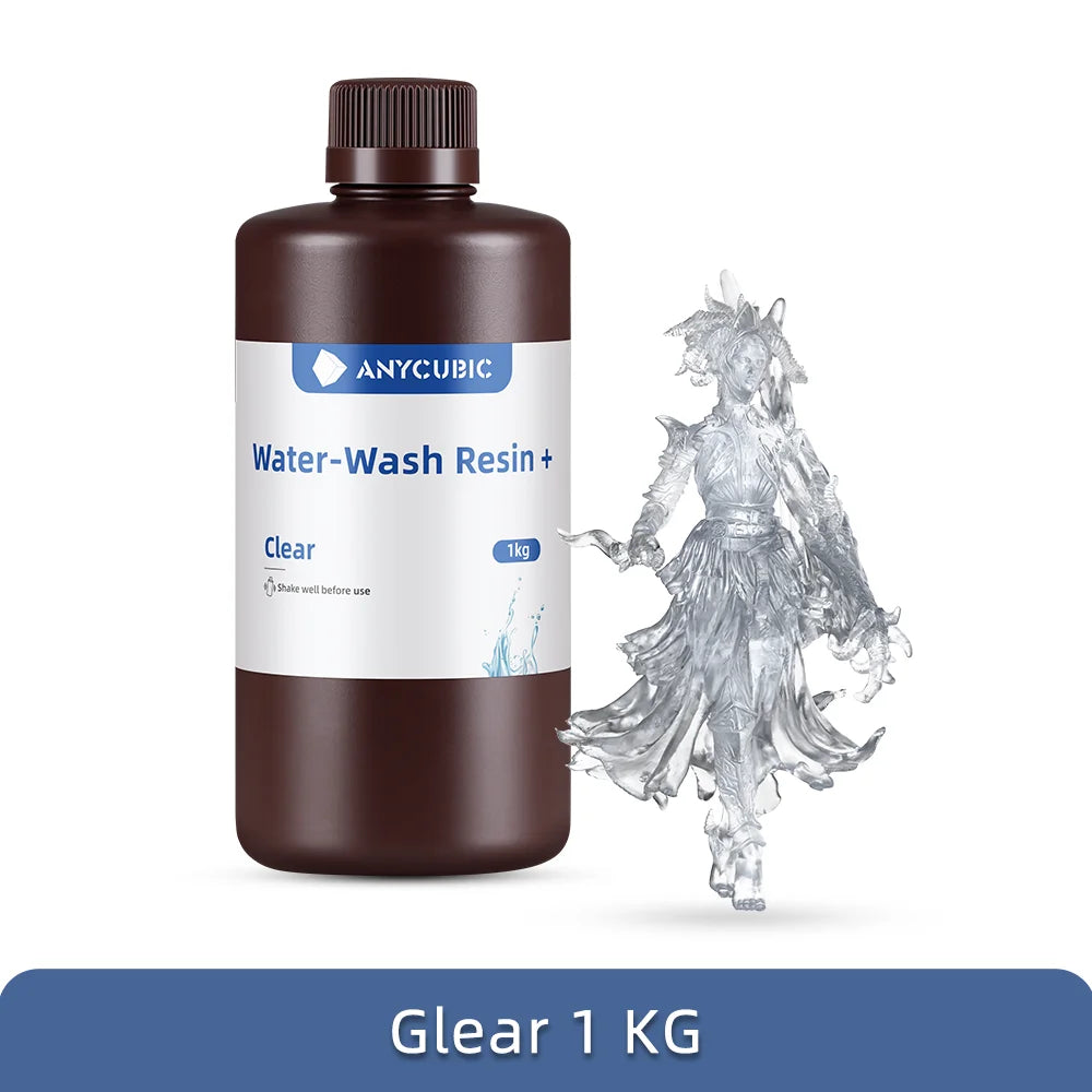 ANYCUBIC Water-wash Živica pre LCD 3D tlačiareň Vysoko presná 3D tlač s nízkym zápachom Nízka viskozita Štandardný fotopolymér