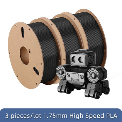 Vysokorýchlostné vlákno PLA ANYCUBIC 1,75 mm z plastu pre 3D tlačiareň 1 kg/rolka Gumový spotrebný materiál pre sériu ANYCUBIC Kobra 2