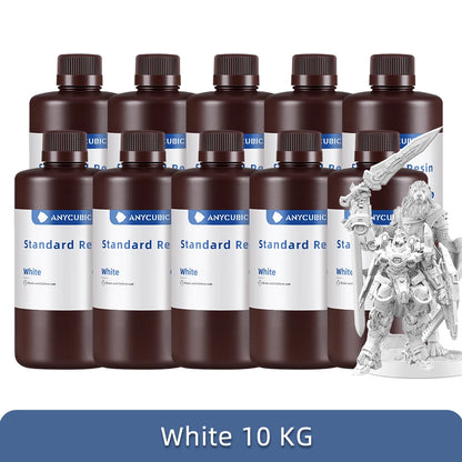 ANYCUBIC 1kg/10kg tekutá fotopolymérová živica 405nm UV živica pre LCD 3D tlačiareň Tlačový materiál pre Photon Mono 4K atď.