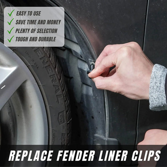 100PCS Automobilová spona na nárazník Plastový nitový upevňovací prvok Súprava prítlačného držiaka General Motors Ford Toyota Honda Chrysler