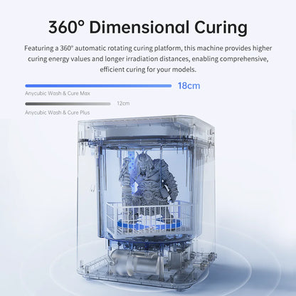 ANYCUBIC Wash &amp; Cure Max 14,9 l umývací stroj na vytvrdzovanie 2 v 1 pre SLA LCD Resin 3D tlačiareň pre Photon M3 Max