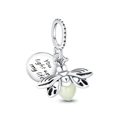 2024 Hot Sale Novinka v striebornej farbe Ocean Collection Charm Firefly Beads Fit Pandora náramok DIY prívesok Žena šperky