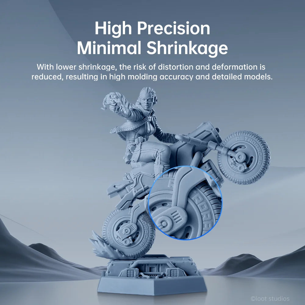 ANYCUBIC Kúpiť 2 kg Získajte 3 kg ABS-like Resin V2 vodou umývateľná 405nm fotopolymérová živica 3D živica s vysokou presnosťou pre LCD 3D tlačiareň