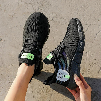 Ženy Vulkanizované Topánky Tenisky Ľahké Letné Žena Neformálne Športová obuv Priedušné Jogging Tréneri Vychádzkové tenisky