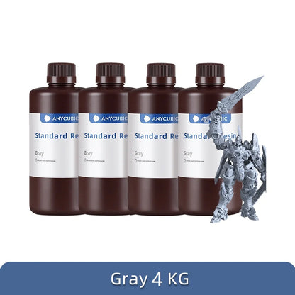 ANYCUBIC 405nm UV živica pre fotónovú 3D tlačiareň Photon Mono X Tlačový materiál LCD Normálna UV citlivá 1kg Tekutina