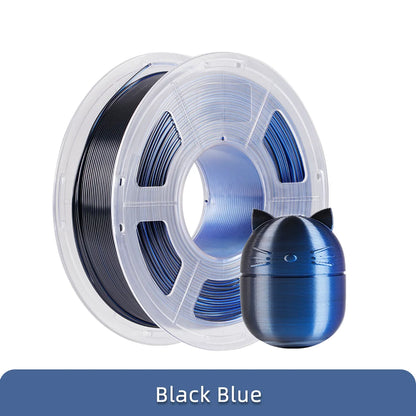 ANYCUBIC Silk PLA dvojfarebný trojfarebný 1,75 mm PLA filament 1 kg pre FDM 3D tlačiareň Shine Bright Multicolor 3D Printing Material