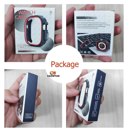 Pre Apple Watch Ultra 49 mm 44 mm 45 mm TPU ochranné puzdro Silikónové puzdrá na nárazníky Kryt pre iWatch Series 8 7 6 se 5 4