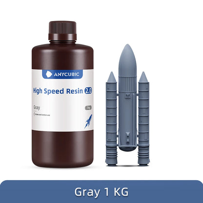 Vysokorýchlostná živica ANYCUBIC 5x rýchlejšia rýchlosť tlače UV živica s nízkou viskozitou pre 3D LCD tlačiareň Photon Mono M5S