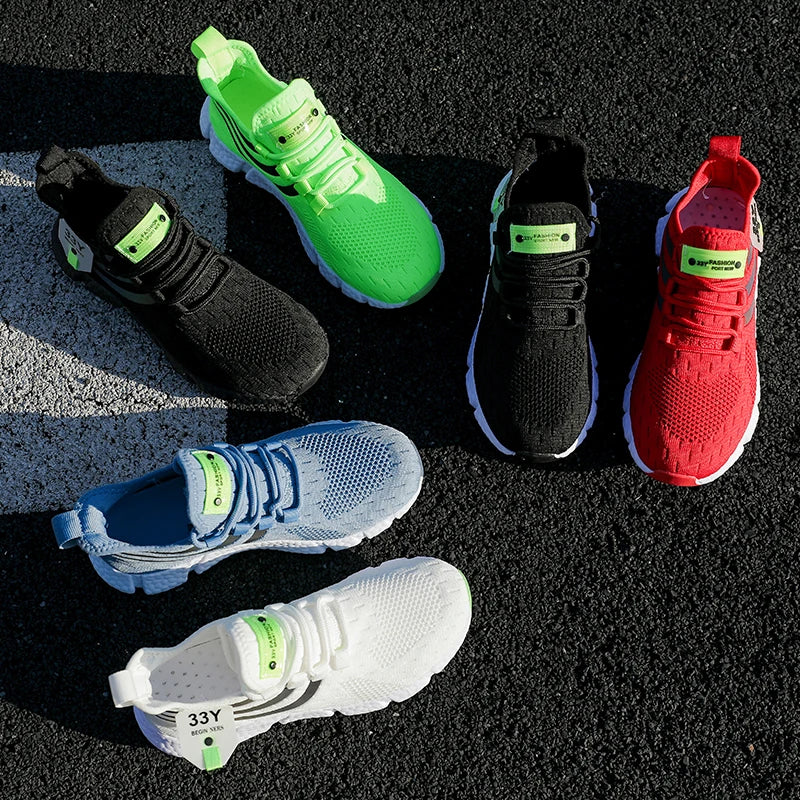 Muži Ležérne Športové Topánky Priedušné Ľahké Tenisky Letné Outdoor Tenis Beh Vychádzková obuv Mužské vulkanizované topánky Muž