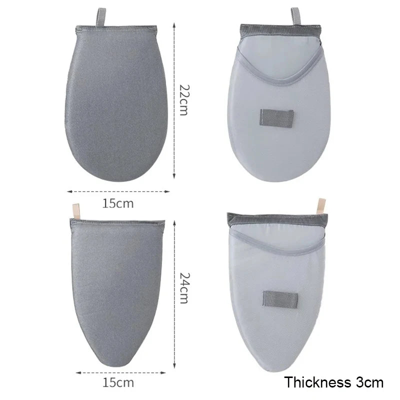 1 ks látková ručná žehliaca doska Žehliaca doska pre malé domáce žehlenie Rukavice proti žehleniu Izolovaná ručná žehliaca podložka pre domácnosť