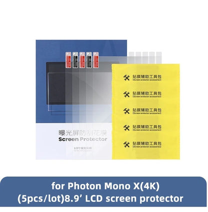 ANYCUBIC 3D diely tlačiarne 5ks súprava ochrany LCD obrazovky pre Photon Mono 4K, Photon Mono X (6K) 6,23/8,9/9,25 palca