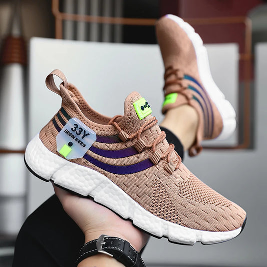 Športová obuv pre mužov luxusná značka ležérne tenisky letná mužská bežecká obuv priedušná pohodlná módna vychádzková obuv