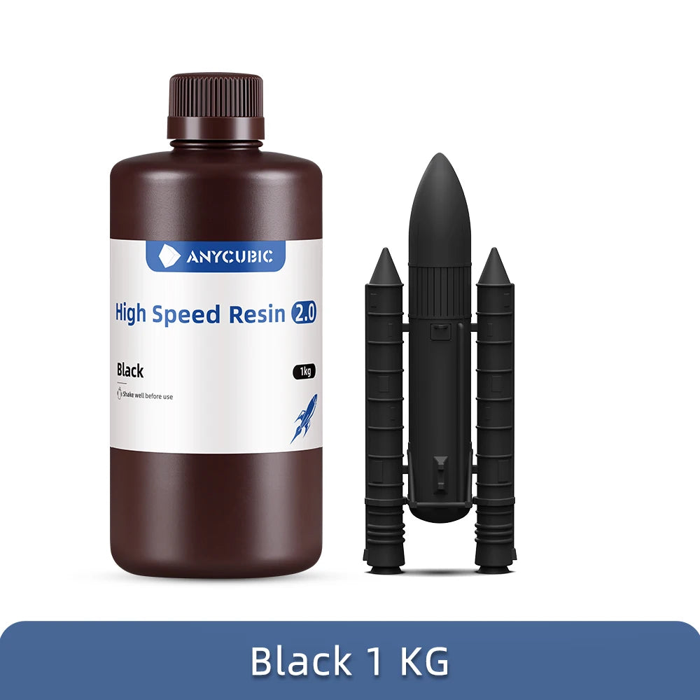 Vysokorýchlostná živica ANYCUBIC 5x rýchlejšia rýchlosť tlače UV živica s nízkou viskozitou pre 3D LCD tlačiareň Photon Mono M5S
