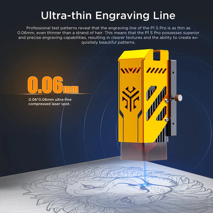 Laserový rezací stroj ACMER P1 S pro 6W s WIFI APP 72W laserový rezací stroj pre drevoobrábací gravírovací stroj na akrylové drevené panely