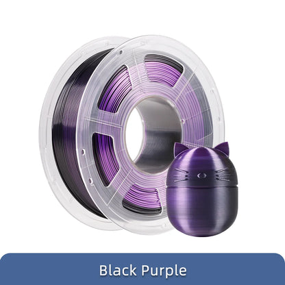 ANYCUBIC Silk PLA dvojfarebný trojfarebný 1,75 mm PLA filament 1 kg pre FDM 3D tlačiareň Shine Bright Multicolor 3D Printing Material