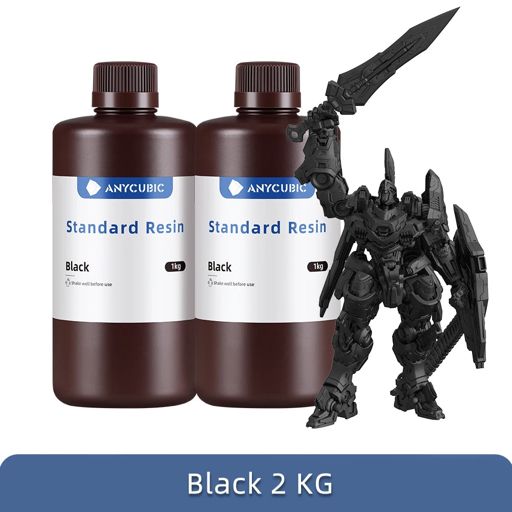 ANYCUBIC 405nm UV živica pre fotónovú 3D tlačiareň Photon Mono X Tlačový materiál LCD Normálna UV citlivá 1kg Tekutina