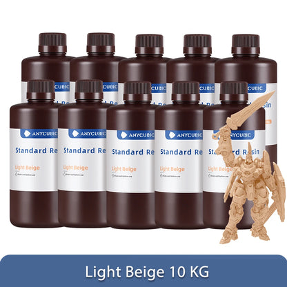 ANYCUBIC 1kg/10kg tekutá fotopolymérová živica 405nm UV živica pre LCD 3D tlačiareň Tlačový materiál pre Photon Mono 4K atď.