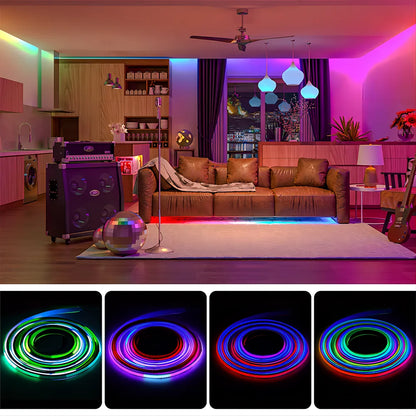 LED pásik RGB 5050 WS2812b Bluetooth ovládanie pomocou aplikácie Chasing Effect Lights Flexibilná páska Dióda Stuha TV Podsvietenie Spálňa Dekorácia