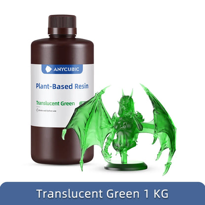ANYCUBIC ECO UV živica pre LCD 3D tlačiareň Bezpečnosť voči zápachu 405nm UV Rastlinná živica Vysoko presné rýchle vytvrdzovanie