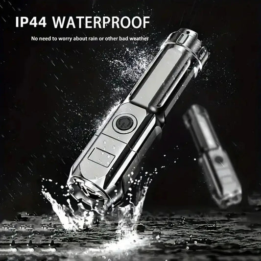 Vysokovýkonná kempingová baterka Led Rybárstvo Vyhľadávacie svetlo Usb nabíjateľná baterka Vonkajšie vodotesné taktické lovecké baterky