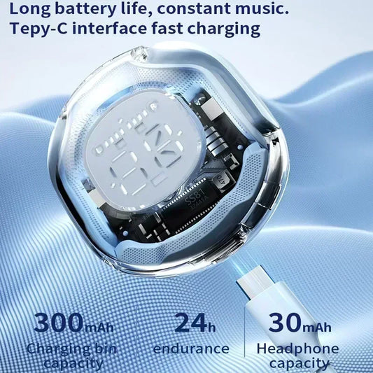 Bezdrôtové Bluetooth slúchadlá T8 Bezdrôtové Bluetooth slúchadlá LED Power Digital Display Stereo Sound Bezdrôtové slúchadlá pre Xiaomi