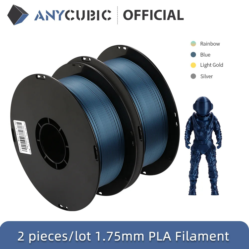 Vlákno 3D tlačiarne ANYCUBIC Silk PLA 1,75 mm 1 kg/kotúč PLA vlákno 3D tlačový materiál pre 3D tlačiareň FDM