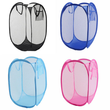 Skladací kôš na triedenie špinavej bielizne Rám na umývanie Utierka do kúpeľne Sieťovina Úložná taška Rám Vedro Organizátori bielizne Úložné vrecko