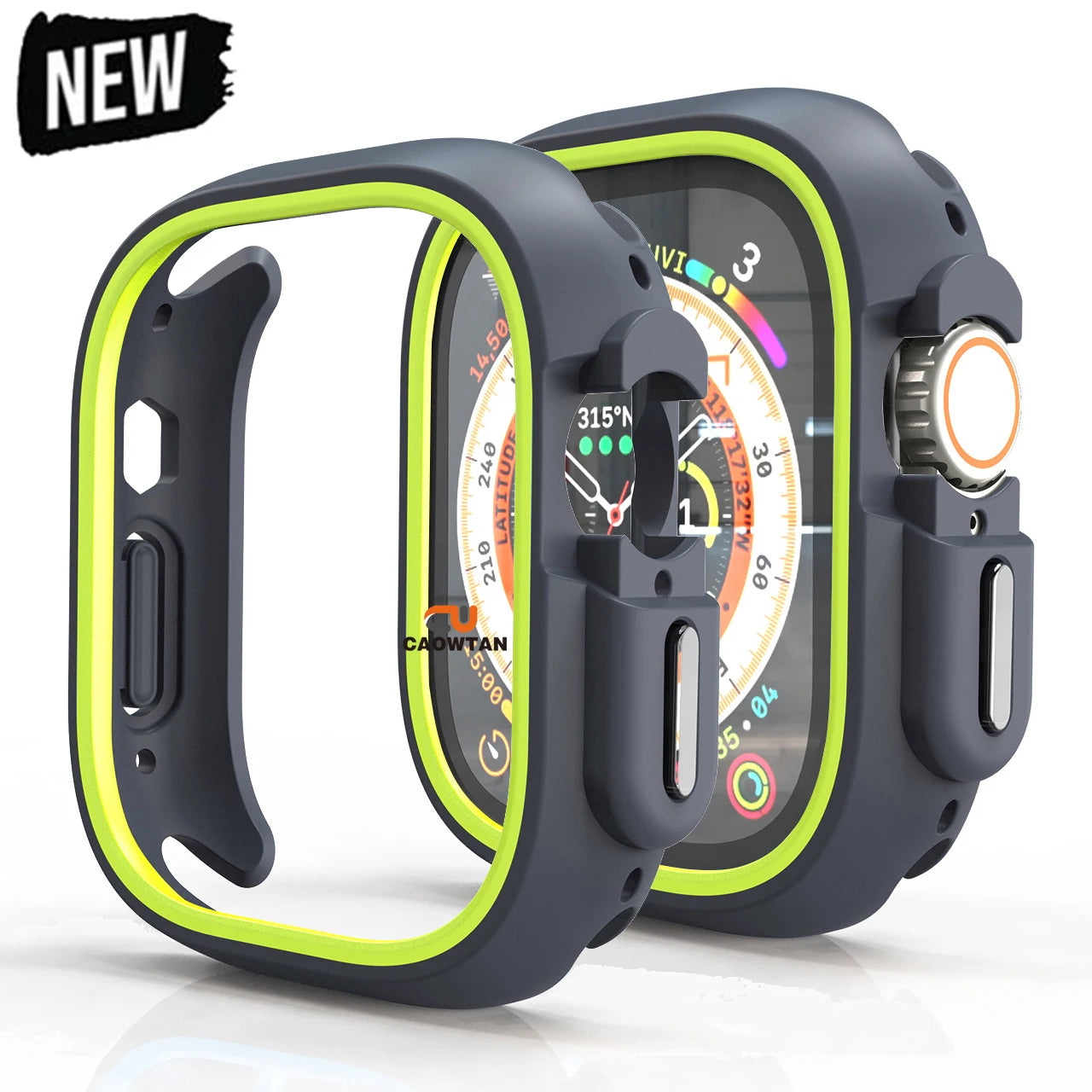 Pre Apple Watch Ultra 49 mm 44 mm 45 mm TPU ochranné puzdro Silikónové puzdrá na nárazníky Kryt pre iWatch Series 8 7 6 se 5 4