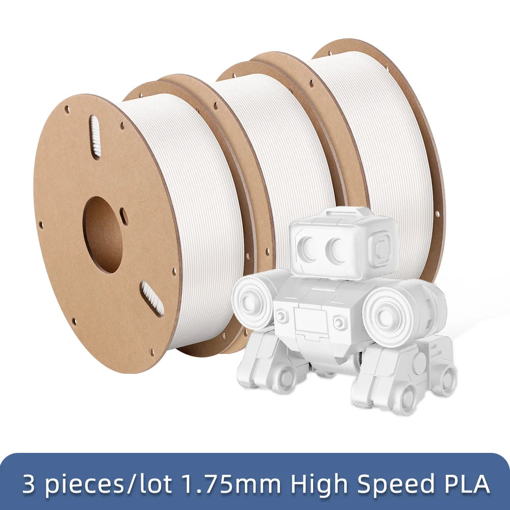 Vysokorýchlostné vlákno PLA ANYCUBIC 1,75 mm z plastu pre 3D tlačiareň 1 kg/rolka Gumový spotrebný materiál pre sériu ANYCUBIC Kobra 2