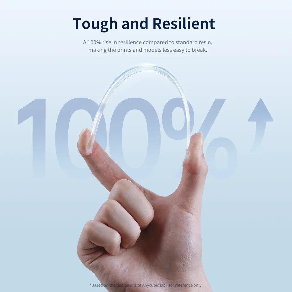 ANYCUBIC Vysoko priehľadná UV živica 405nm Fotopolymérová živica Dlhotrvajúca čírosť pre priehľadné materiály pre fotónovú MONO X 3D tlač