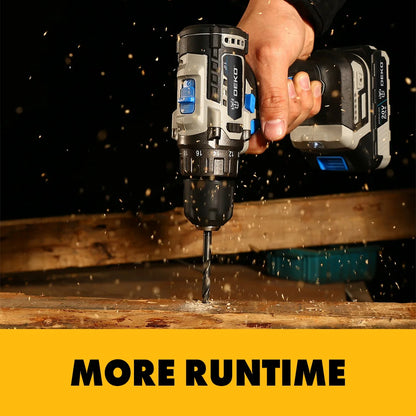 Bezuhlíkový uťahovák DEKO 20V Bezuhlíkový aku vŕtací mini elektrický skrutkovač 350N.m pre domácich majstrov