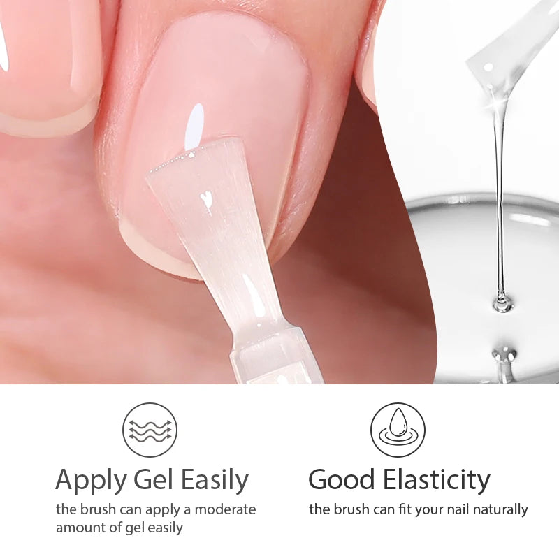 BORN PRETTY 10 ml Base Gel Top Coat Gumový gél na posilnenie gélu na nechty Pomôcky Soak Off UV LED funkčný gél na lak na nechty