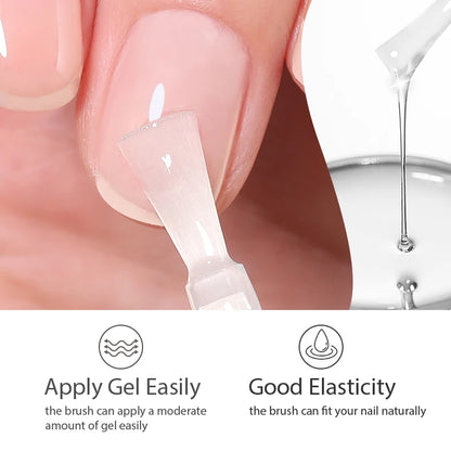 BORN PRETTY 10 ml Base Gel Top Coat Gumový gél na posilnenie gélu na nechty Pomôcky Soak Off UV LED funkčný gél na lak na nechty