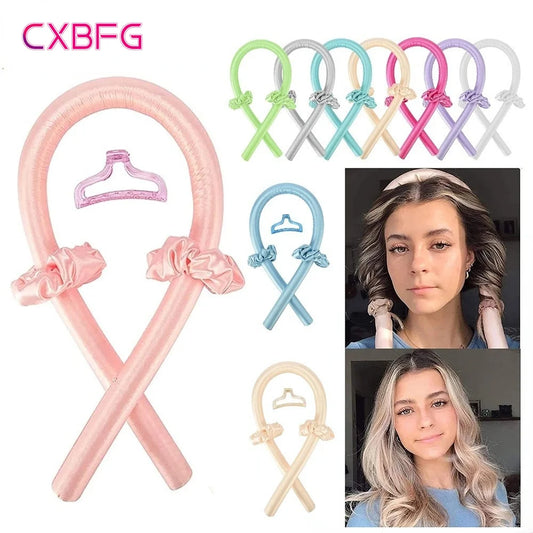 Čelenka na kulmu bez tepla Bez tepla Hodvábne kučery Kulma na vlasy Stuha Natáčky na vlasy Uspávacia mäkká čelenka Nástroje na úpravu vlasov