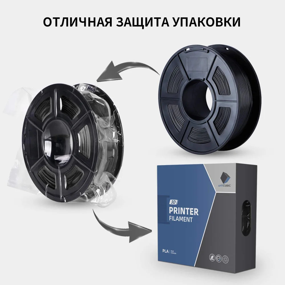 ANYCUBIC 10 KG PLA 1,75 mm plastové vlákno pre FDM 3D tlačiareň 1 kg/rolka Vysokorýchlostný PLA 3D tlačový materiál pre Kobra 2 Pro Max