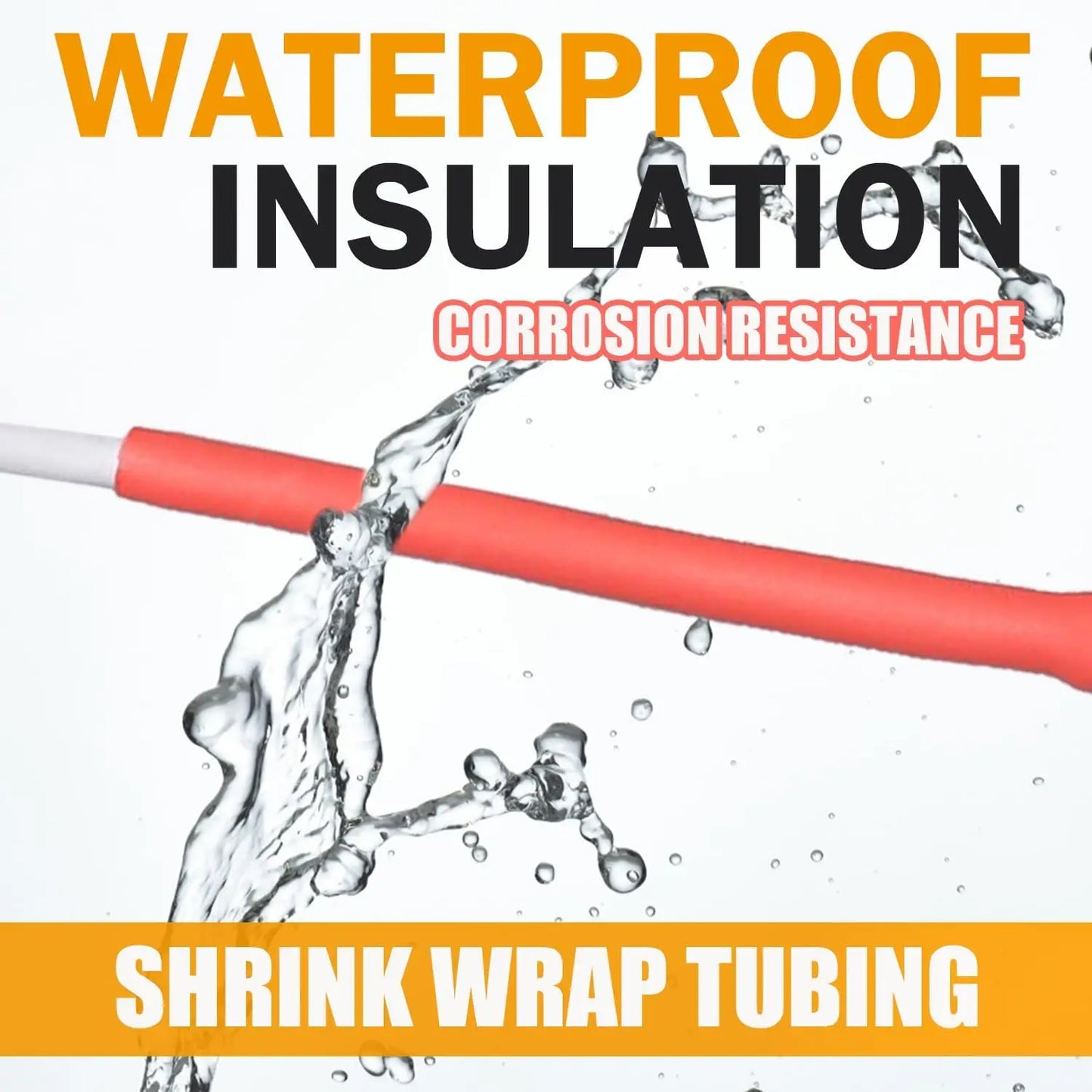 164/328/530 kusov teplom zmršťovacích hadičiek Vodotesný elektrický drôtený obal na káble Sortiment elektrických izolačných tepelne zmršťovacích hadičiek