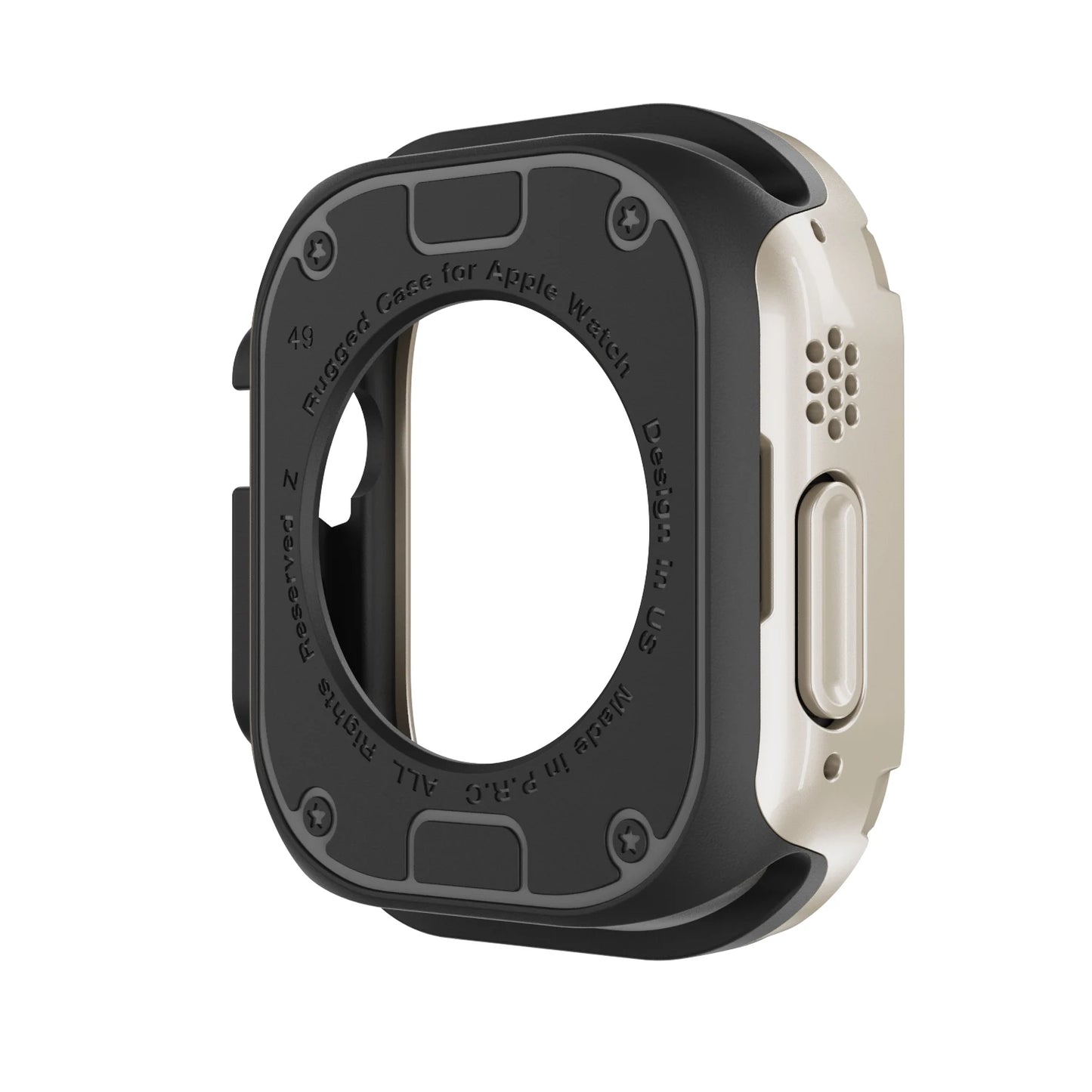 Puzdro 2 v 1 pre Apple Watch 41 mm 45 mm 40 mm 44 mm 49 mm TPU + PC nárazuvzdorný ochranný nárazník pre Iwatch Series Ultra 8 7 6 5 4 3 SE