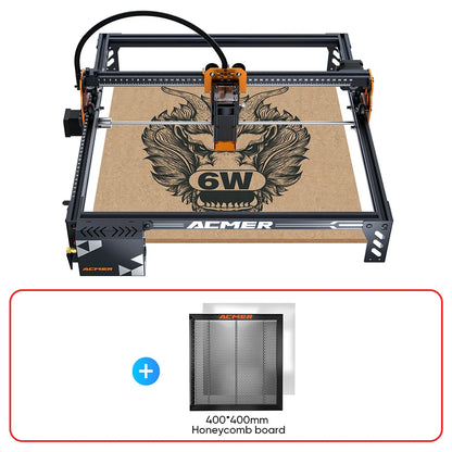 Laserový rezací stroj ACMER P1 S pro 6W s WIFI APP 72W laserový rezací stroj pre drevoobrábací gravírovací stroj na akrylové drevené panely