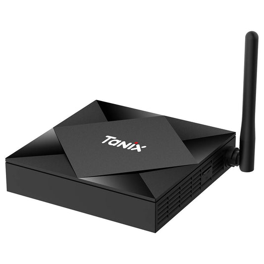 TANIX TX6S TV Box Android 10.0 AllWinner H616 4GB DDR3 RAM 64GB eMMC ROM 2.4/5.8G Dual WiFi 100Mbps LAN USB 2.0
