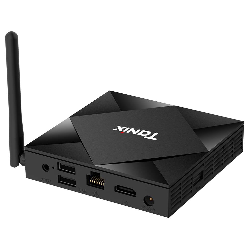 TANIX TX6S TV Box Android 10.0 AllWinner H616 4GB DDR3 RAM 64GB eMMC ROM 2.4/5.8G Dual WiFi 100Mbps LAN USB 2.0