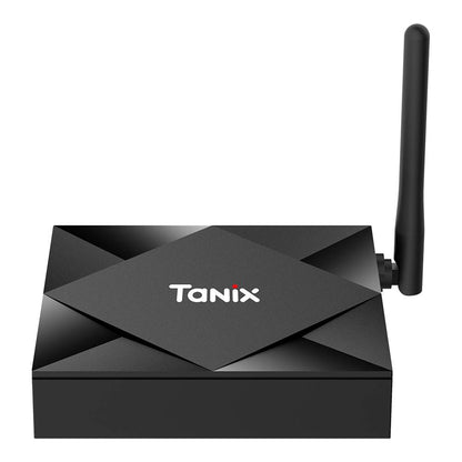 TANIX TX6S TV Box Android 10.0 AllWinner H616 4GB DDR3 RAM 64GB eMMC ROM 2.4/5.8G Dual WiFi 100Mbps LAN USB 2.0