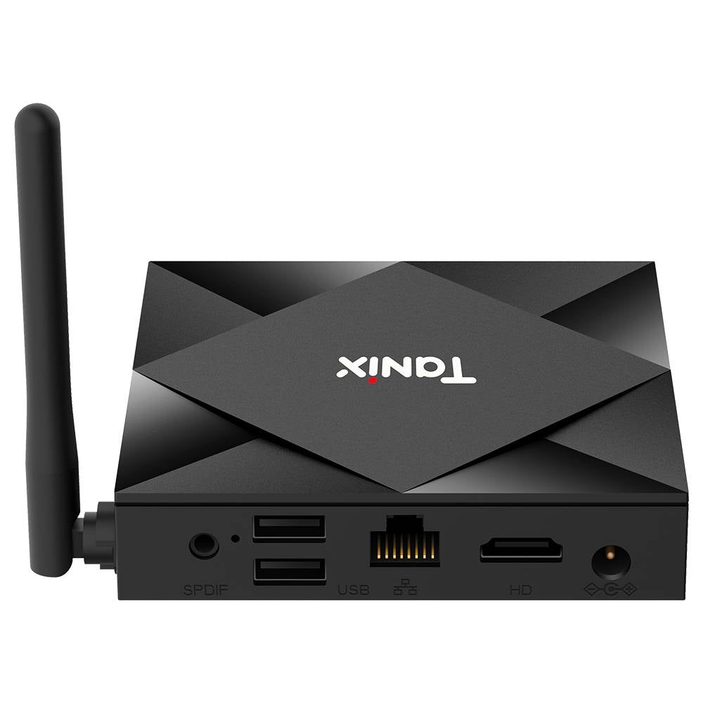 TANIX TX6S TV Box Android 10.0 AllWinner H616 4GB DDR3 RAM 64GB eMMC ROM 2.4/5.8G Dual WiFi 100Mbps LAN USB 2.0