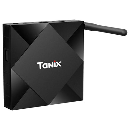 TANIX TX6S TV Box Android 10.0 AllWinner H616 4GB DDR3 RAM 64GB eMMC ROM 2.4/5.8G Dual WiFi 100Mbps LAN USB 2.0