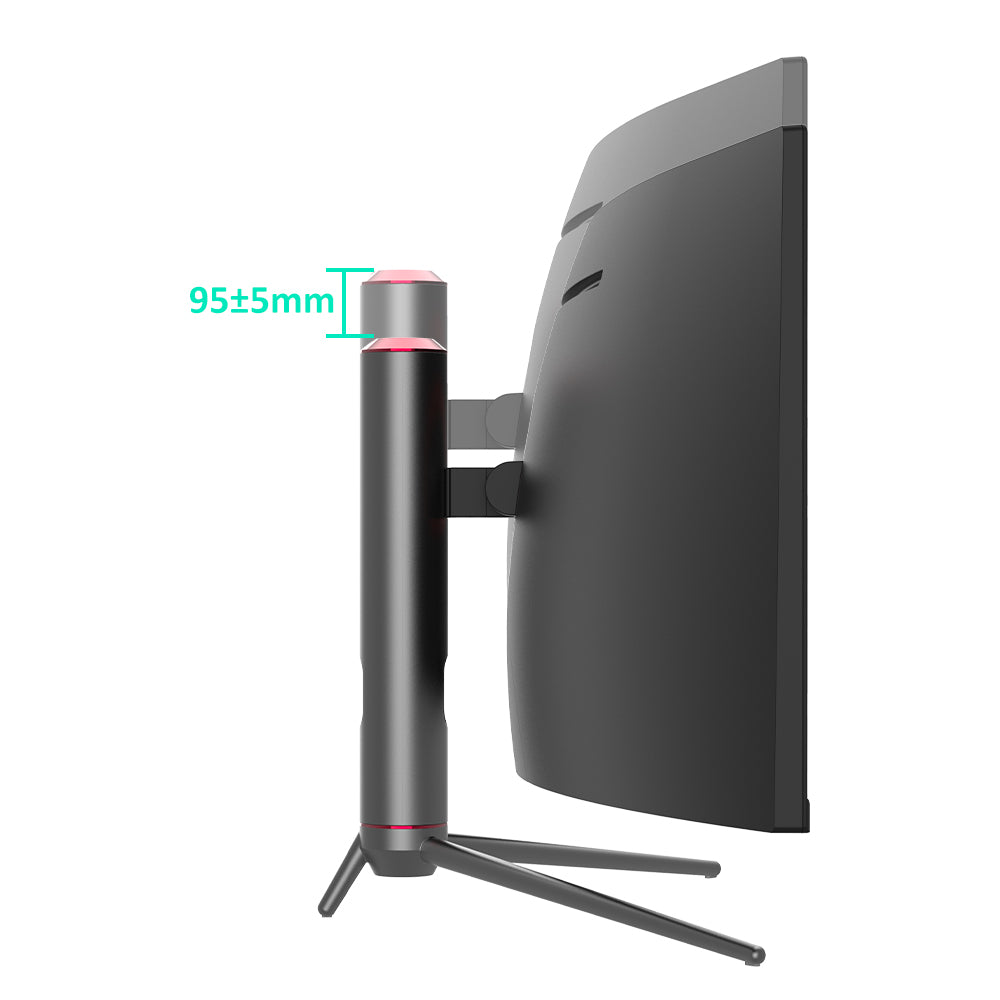 TITAN ARMY C49SHC 49-inch Gaming Monitor,  3840*1080 CSOT HVA Panel, 32:9 Oversized Curved Screen, 144Hz High Refresh Rate, Smart PIP/PBP Split Screen, Adaptive-Sync, 1*HDMI 2.0 1*DP 1.4 1*Full-Feature USB-C 1*USB-B 2*USB-A, 65W Reverse Charging