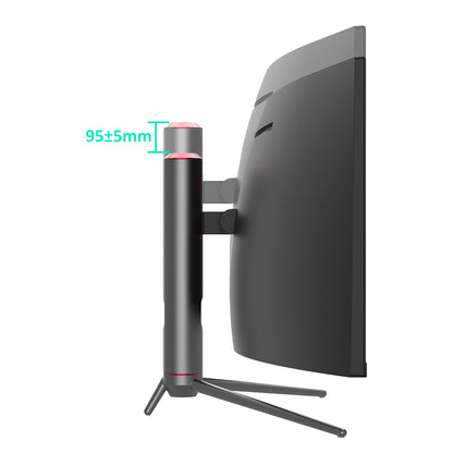 TITAN ARMY C49SHC 49-inch Gaming Monitor,  3840*1080 CSOT HVA Panel, 32:9 Oversized Curved Screen, 144Hz High Refresh Rate, Smart PIP/PBP Split Screen, Adaptive-Sync, 1*HDMI 2.0 1*DP 1.4 1*Full-Feature USB-C 1*USB-B 2*USB-A, 65W Reverse Charging